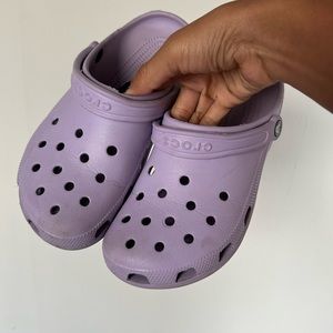 Purple crocs!!